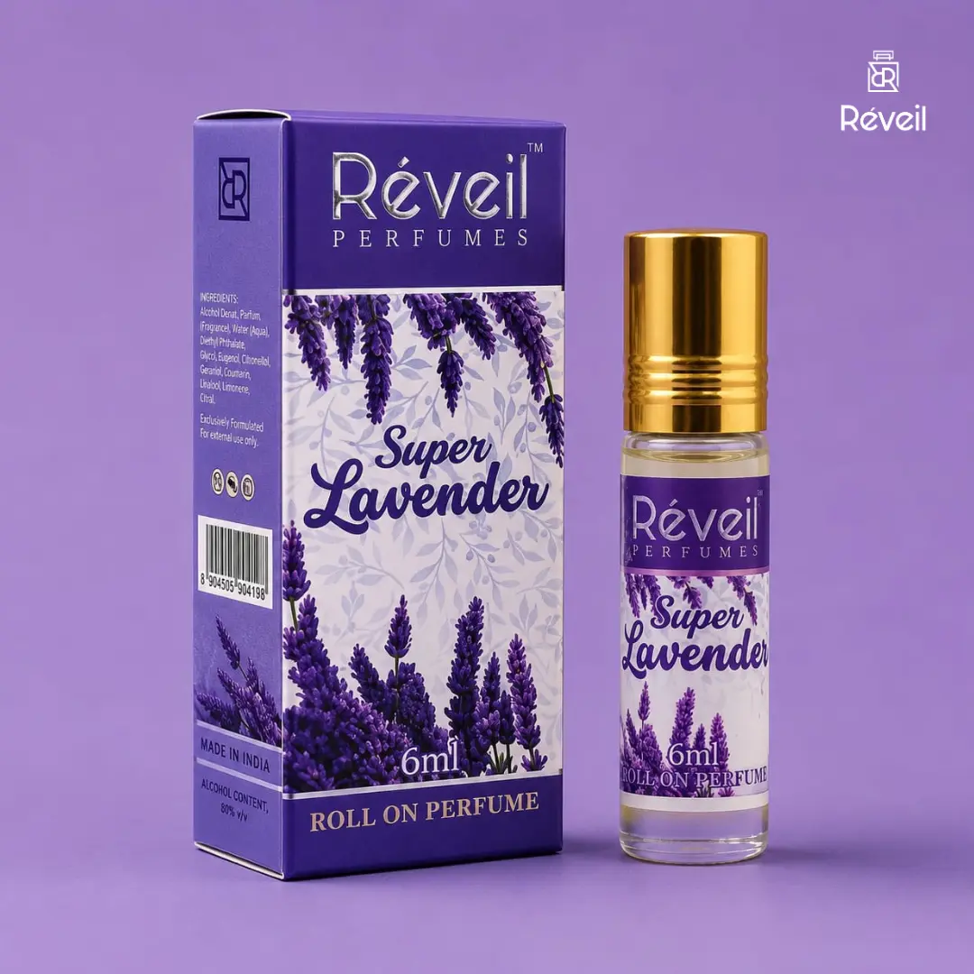 Reveil Super Lavender Roll On Perfume 6ml | Floral Fragrance
